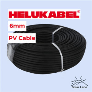 HELUKABEL: 6MM BLACK CABLE (PER METER)