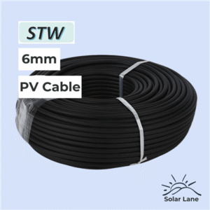 STW: 6MM BLACK CABLE (PER METER)